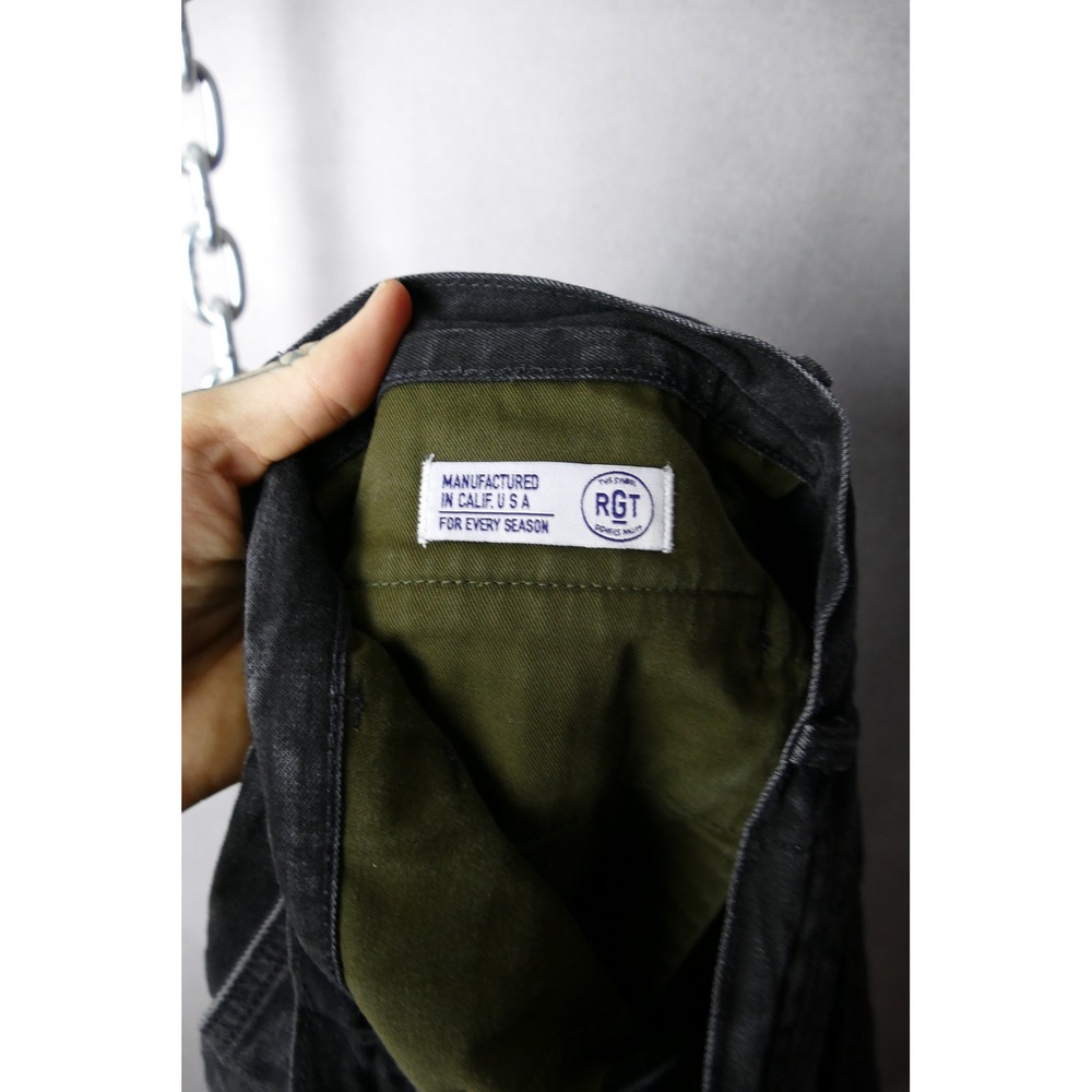 RGT Rgt The Original Trouser Mens‎ 33x30 Slim Taper Chinos Black - Picture 4 of 11